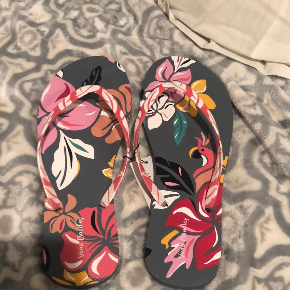 vera bradley flip flops